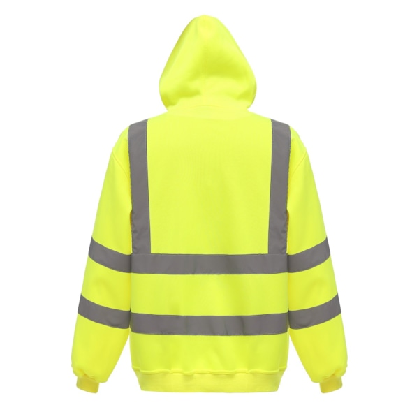 Yoko herr Hög synlighet Pull-Over Hoodie L Gul Yellow L