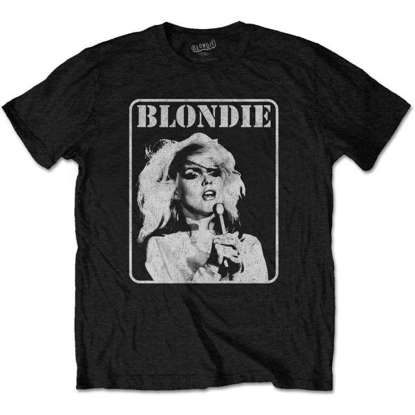 Blondie Unisex Vuxen Presente Poster T-Shirt XL Svart Black XL