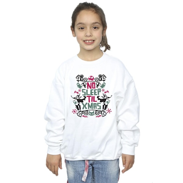 Disney Girls The Nightmare Before Christmas No Sleep Til Xmas S White 5-6 Years