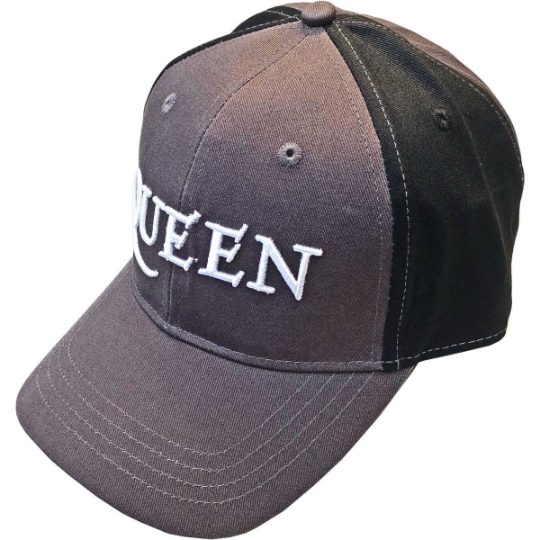 Queen Unisex Vuxen Two Tone Logo Baseball Cap One Size Charcoal Charcoal Grey/Black One Size