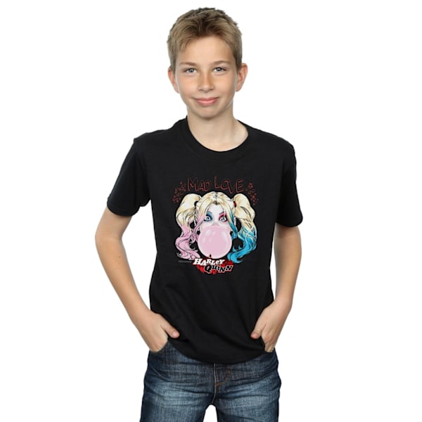 DC Comics Boys Harley Quinn Mad Love T-Shirt 3-4 år Svart Black 3-4 Years
