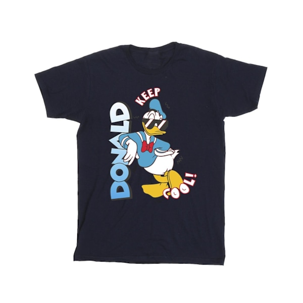 Disney Girls Donald Duck Cool Cotton T-Shirt 3-4 år Marinblå Navy Blue 3-4 Years