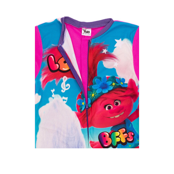 Trolls Fleece Jumpsuit för flickor 9-10 år Flerfärgad Multicoloured 9-10 Years