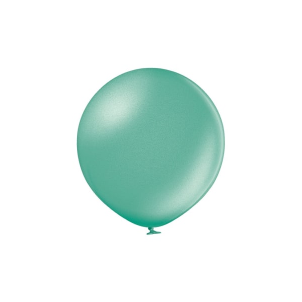 Belbal latex metalliska ballonger (pack med 100) One Size Grön Green One Size