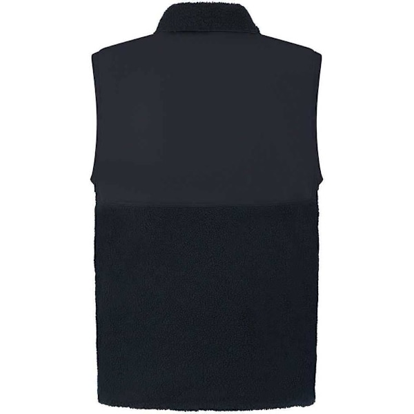 Front Row Unisex Vuxen Sherpa Återvunnen Väst XXL Marinblå Navy XXL