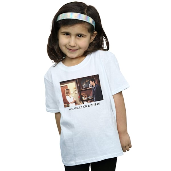 Friends Girls We Were On A Break Foto Bomull T-shirt 5-6 år White 5-6 Years