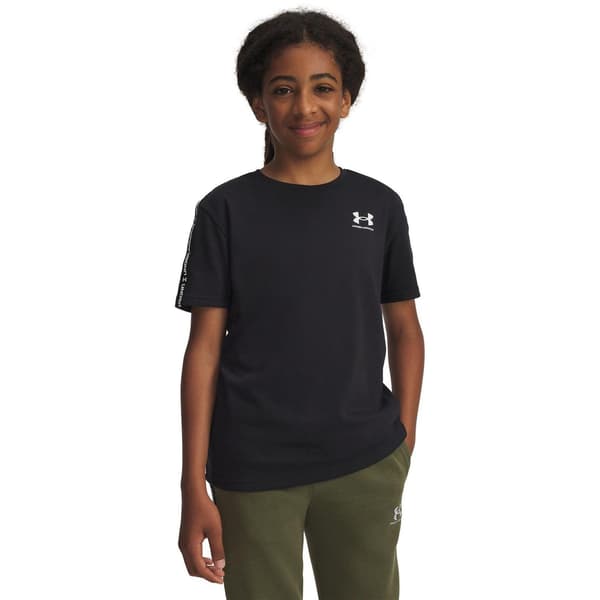 Under Armour Performance-t-shirt för barn 9-10 år svart Black 9-10 Years