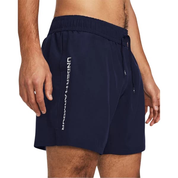 Under Armour Herr Wordmarks Vävd Tech Shorts S S Academy Blue/ Academy Blue/White S S