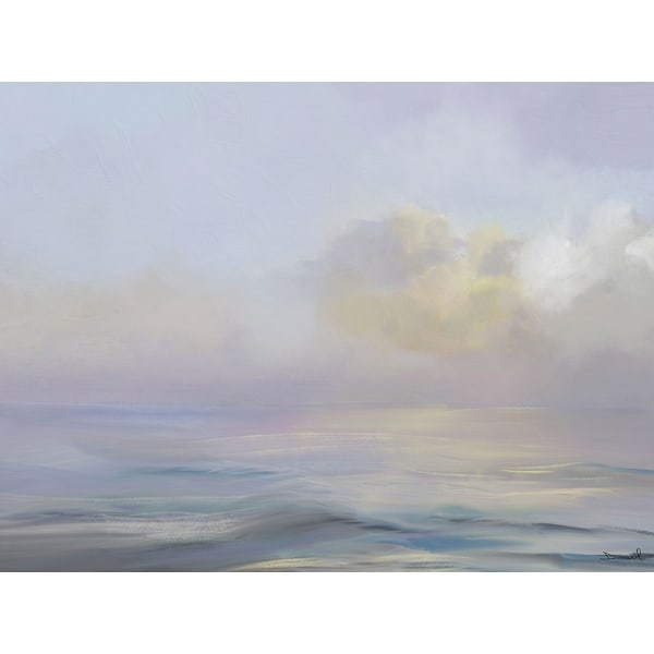 Dan Hobday Tide Sunset Print 80cm x 60cm Blå/Vit Blue/White 80cm x 60cm