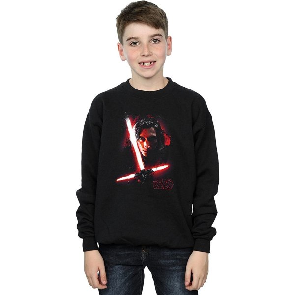 Star Wars: The Last Jedi Boys Kylo Ren Brushed Cotton Sweatshir Black 5-6 Years