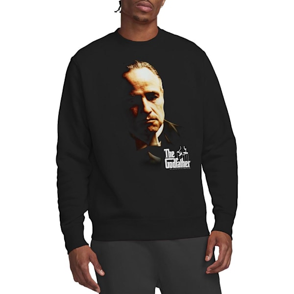 The Godfather Unisex Vuxen Don Vito Corleone Sweatshirt L Svart Black L