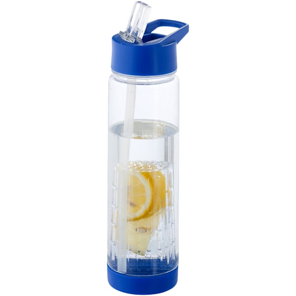 Bullet Tutti Frutti Flaska Med Infuser 25.9 x 7.1 cm Transparent/Blå Transparent/Blue 25.9 x 7.1 cm