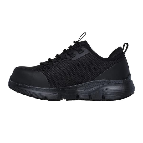 Skechers Dam/Damer SR Ebinal Arch Fit Säkerhetsskor 7 UK Black 7 UK