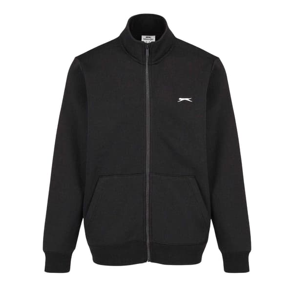 Slazenger Herr Logo Polycotton Heldragen Jacka S Svart Black S