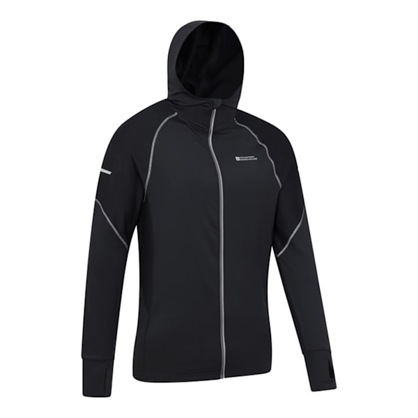 Mountain Warehouse Mens Control II Running Hoodie XS Svart Black XS