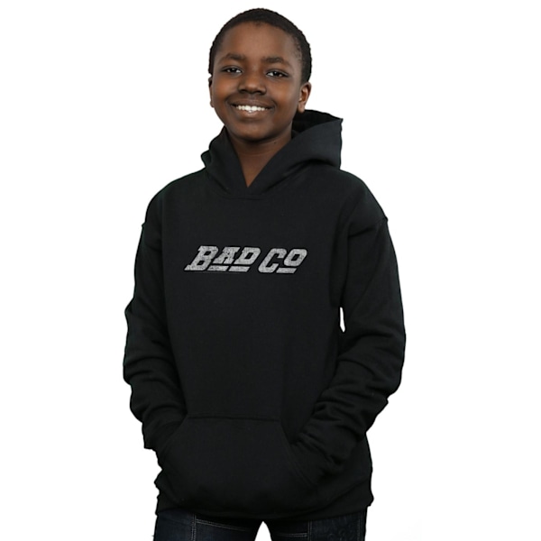 Bad Company Boys Straight Logo Hoodie 9-11 år Svart Black 9-11 Years