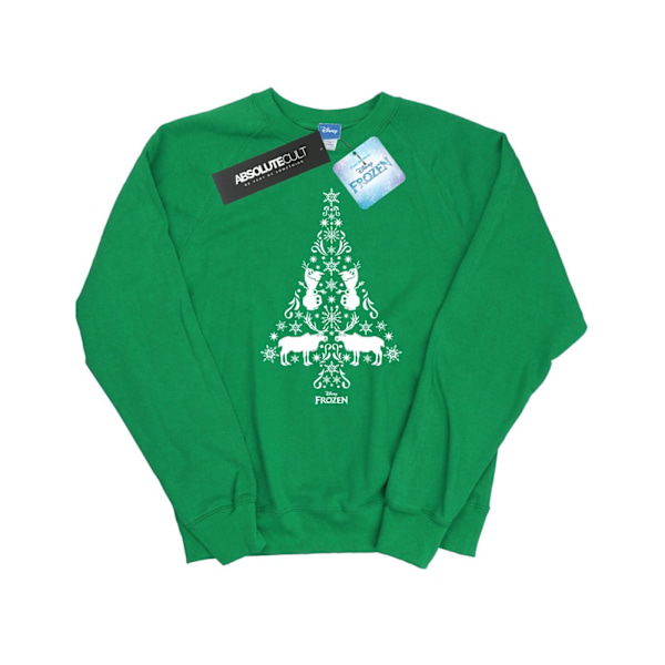 Disney Dam/Dam Frozen Julgran Sweatshirt XL Irländsk Irish Green XL