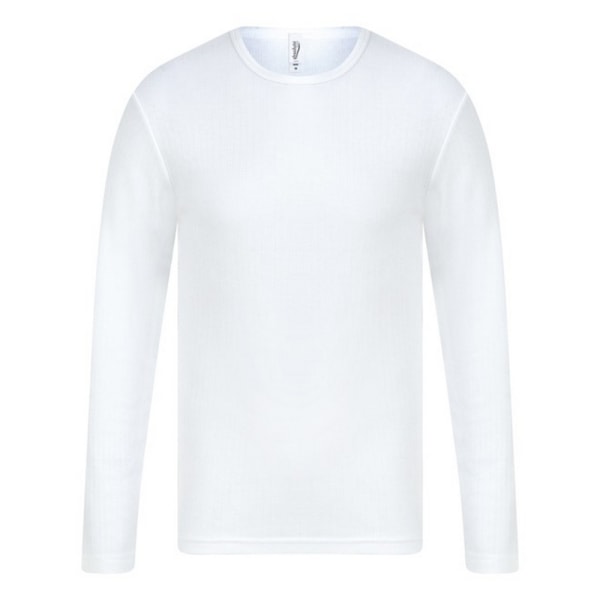 Absolute Apparel Thermal långärmad t-shirt för män 2XL vit White 2XL