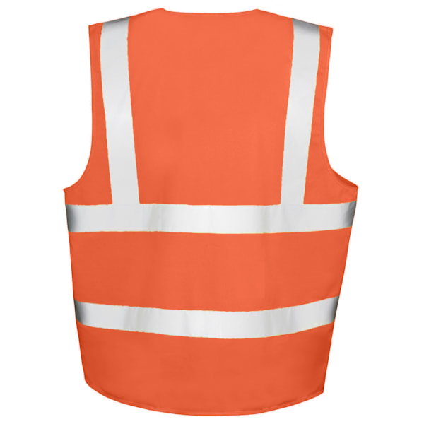 Result Core Unisex Vuxen Säkerhet Hi-Vis Väst L-XL Orange Orange L-XL