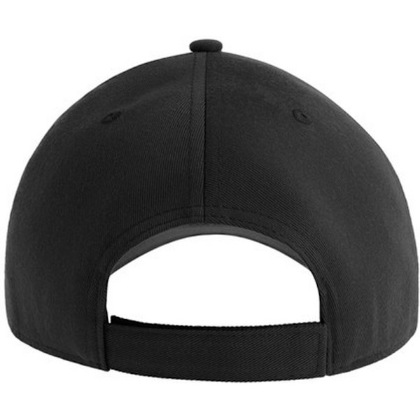 Atlantis Unisex Adult Joshua 6 Panel Cap One Size Svart Black One Size