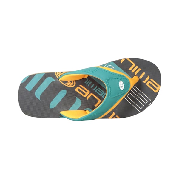 Animal Barn/Barn Jekyl Återvunnet Flip Flops 2 UK Grön/Gul Green/Yellow 2 UK