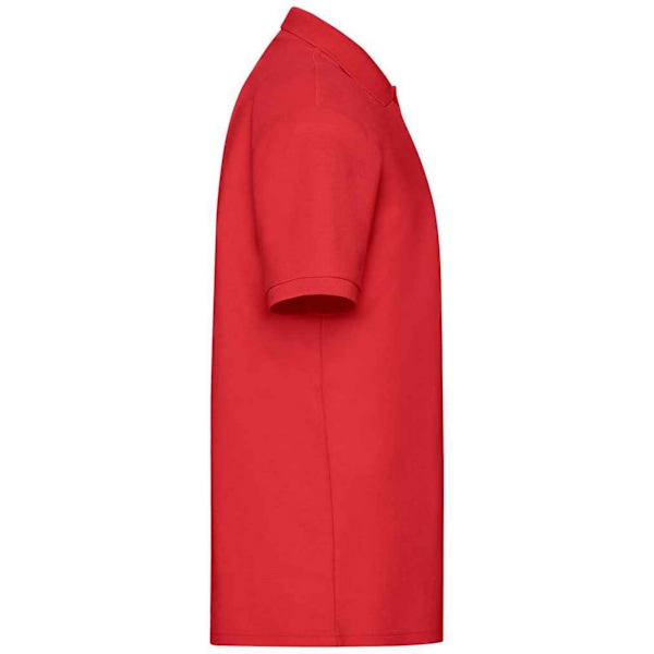 Fruit of the Loom Pique Poloskjorta M Röd Red M