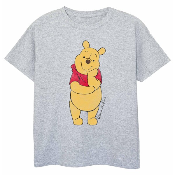 Winnie the Pooh Boys Classic T-Shirt 7-8 år Sports Grey Sports Grey 7-8 Years