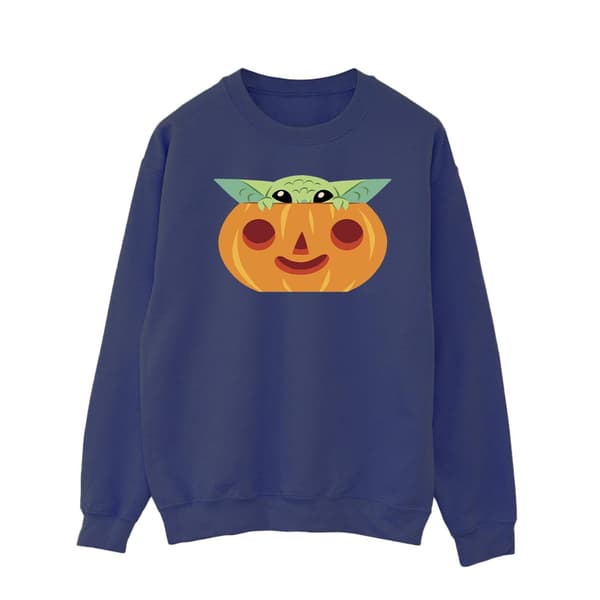 Star Wars Herr Grogu Pumpa Tröja L Marinblå Navy Blue L