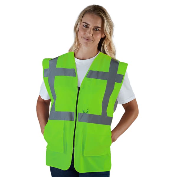 Yoko Hi-Vis Premium Executive/Manager Väst / Jacka M Lime Lime M