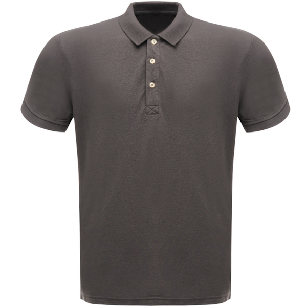 Regatta Classic Herr 65/35 Kortärmad Poloskjorta XL Seal Grey Seal Grey XL