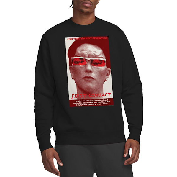Star Trek Unisex Vuxen The Next Generation Säsong 4 Avsnitt 15 Black XL