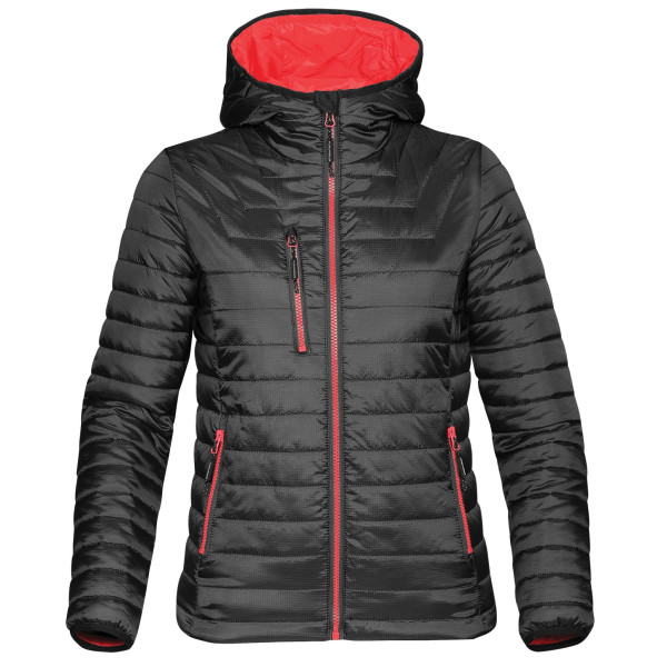Stormtech Womens Gravity Thermal Shell Jacket 2XL Svart/ True R Black/ True Red 2XL