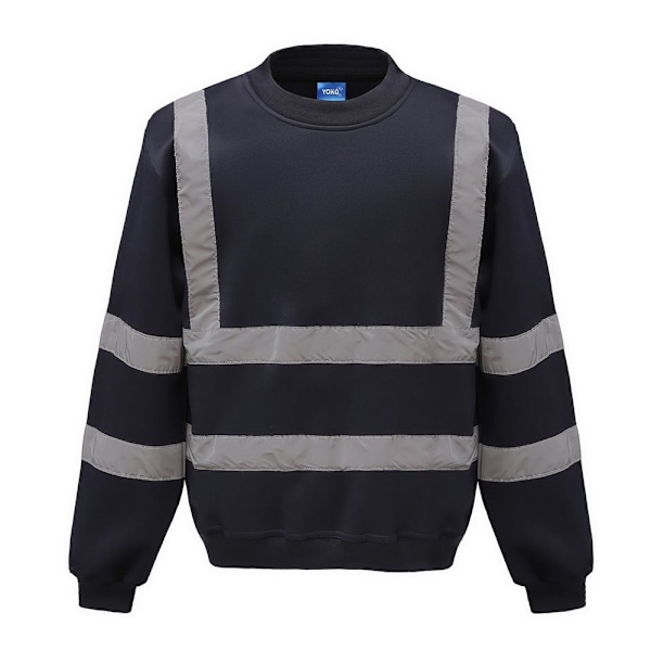 Yoko Unisex Hi-Vis Sweatshirt L Marinblå Navy L