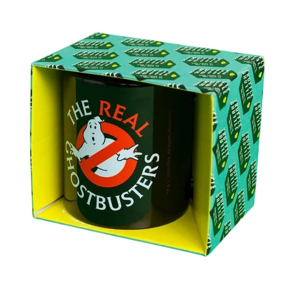 The Real Ghostbusters Scenes Mugg En Storlek Svart Black One Size