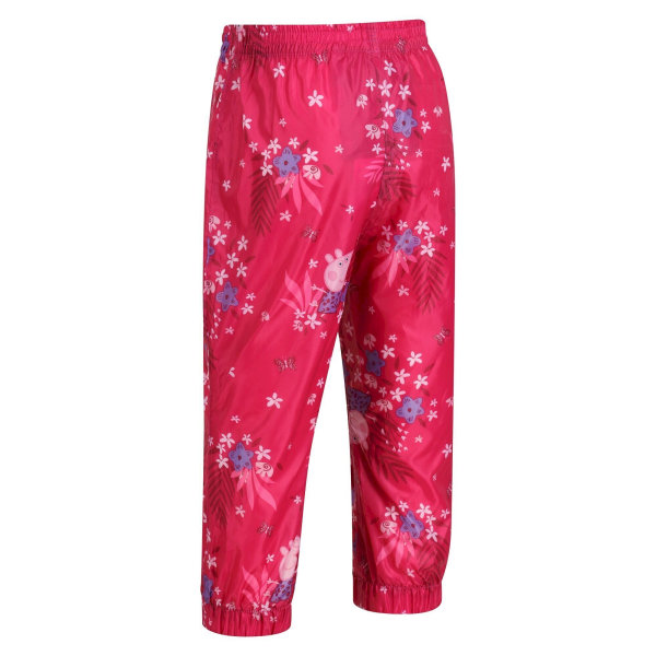 Regatta Childrens/Kids Pack It Floral Greta Gris Waterproof Over Pink Fusion 12-18 Months