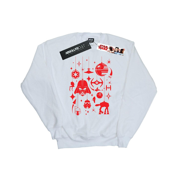 Star Wars Jul Dekorationer Sweatshirt L Vit White L