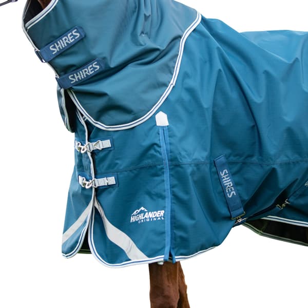 Shires Highlander Original 50g Hästtäcke & Halsskydd 5 Ocean 5´ 9