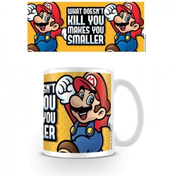 Super Mario Makes You Smaller Mug One Size Multicoloured Multicoloured One Size