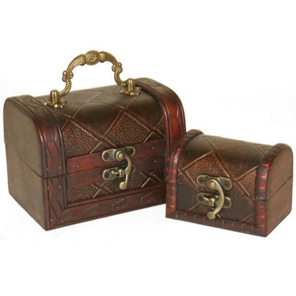 Something Different Diamond Chests (Set av 2) One Size Brun Brown One Size