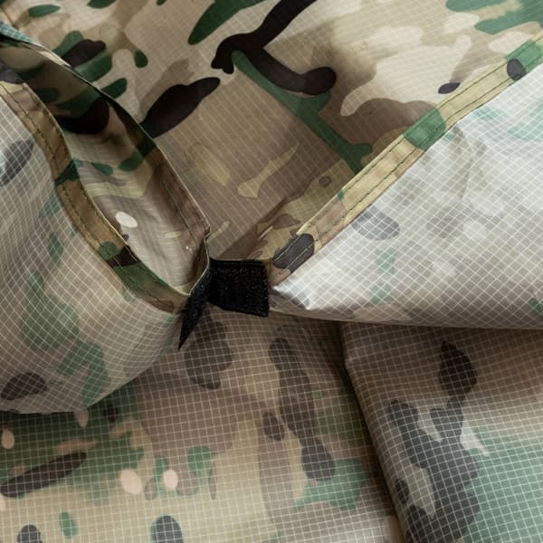 Mil-Com Herr Camo Poncho En Storlek Grön Green One Size