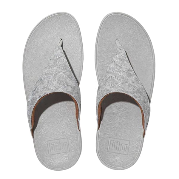 FitFlop Dam Glitz Tåsandaler 6 UK Silver Silver 6 UK