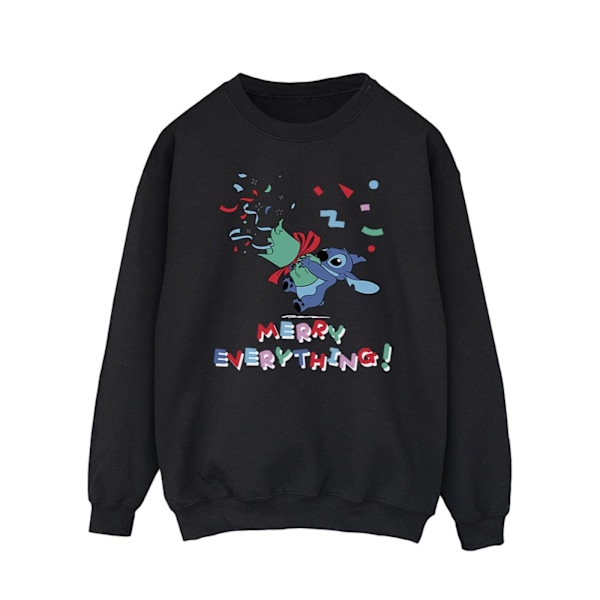 Disney Herr Lilo And Stitch Stitch Merry Everything Sweatshirt Black L