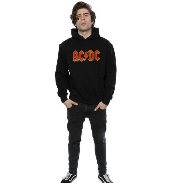 AC/DC Herr Logo Bomullströja L Svart Black L