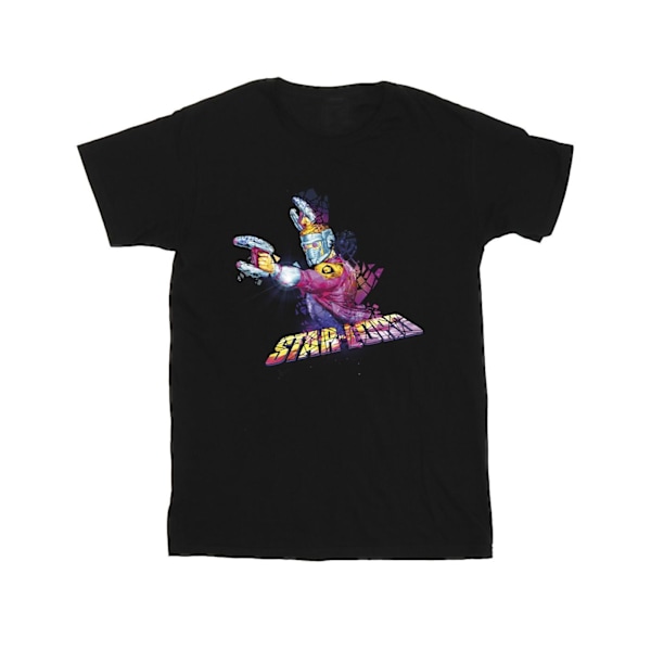 Marvel Herr Guardians Of The Galaxy Abstrakt Star Lord T-shirt Black L