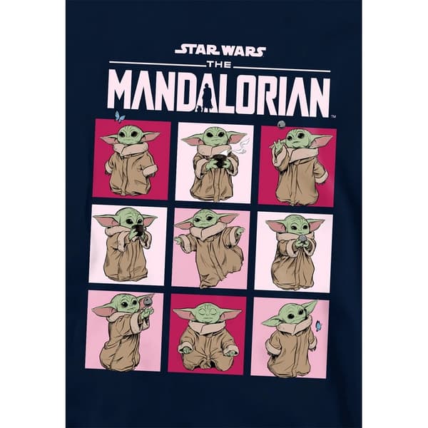 Star Wars The Mandalorian Barn/Barn Grogu Rutor Tröja Navy 12-13 Years