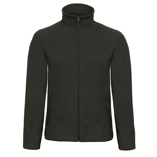 B&C Herr ID.501 Fleecejacka XS Svart Black XS