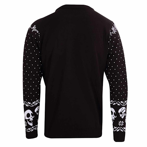 Corpse Bride Unisex Vuxen Skulls Stickad Sweatshirt XXL Flerfärgad Multicoloured XXL