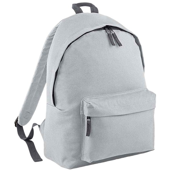Bagbase Original Plain Ryggsäck One Size Ljusgrå/Grafitgrå Light Grey/Graphite Grey One Size