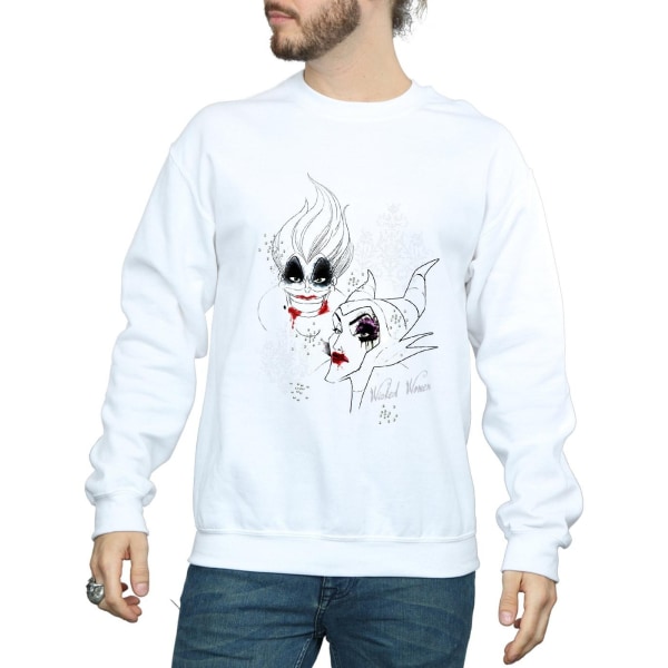 Disney Man Villains Wicked Women Sweatshirt XL Vit White XL