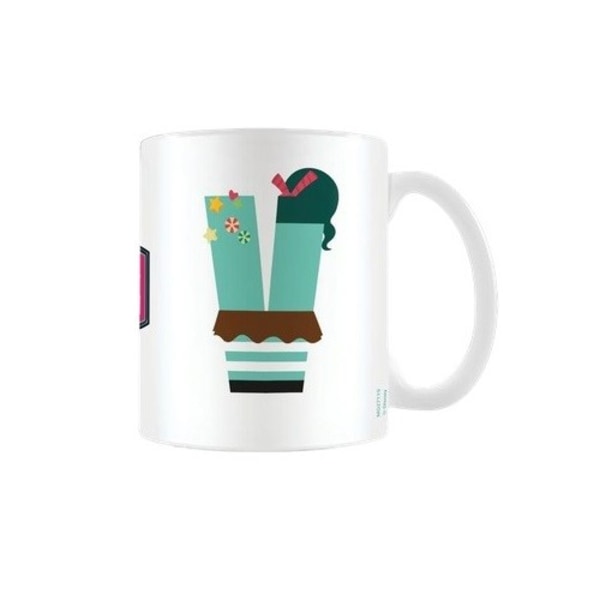 Wreck-It Ralph V Mug En Storlek Vit/Grön White/Green One Size